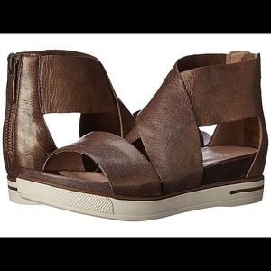 Eileen Fisher Sports Platform Sandal Bronze 6